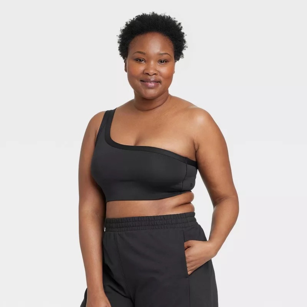 Women's Light Support Brushed Sculpt
Asymmetrical Sports Bra - All In Motion ™